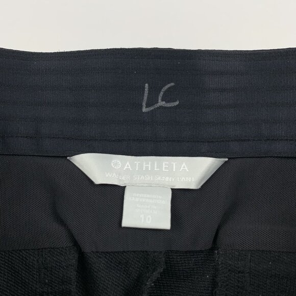 Athleta Black Wander Stash Skinny Pant 10 - Picture 4 of 8